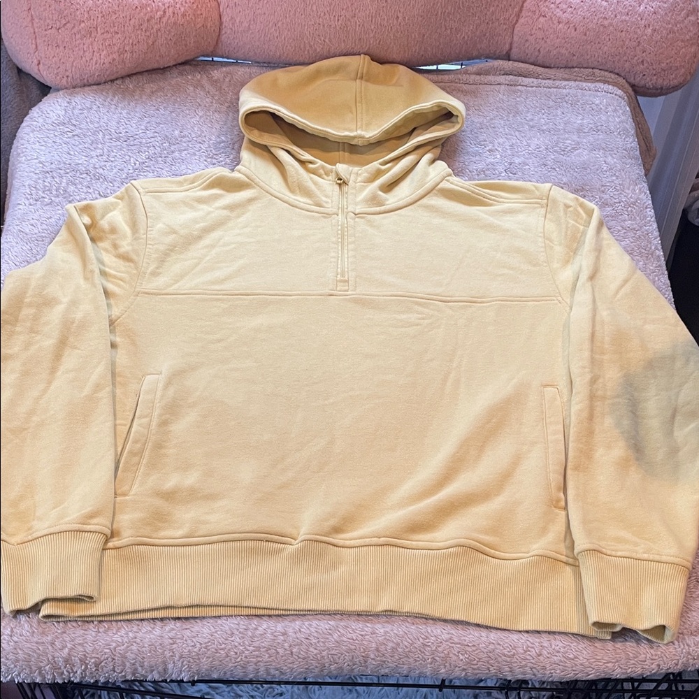 Zyia Yellow 1/4 Zip Hoodie